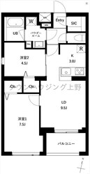 アーバンパーク梅島の物件間取画像